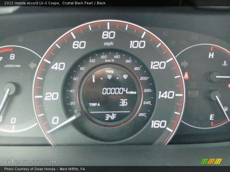  2013 Accord LX-S Coupe LX-S Coupe Gauges