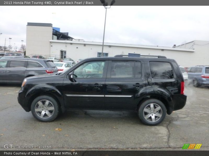 Crystal Black Pearl / Black 2013 Honda Pilot Touring 4WD