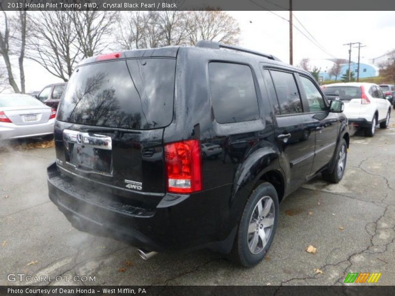 Crystal Black Pearl / Black 2013 Honda Pilot Touring 4WD