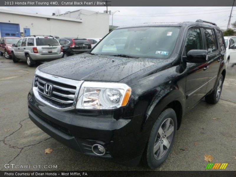 Crystal Black Pearl / Black 2013 Honda Pilot Touring 4WD