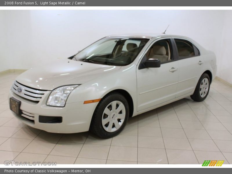 Light Sage Metallic / Camel 2008 Ford Fusion S