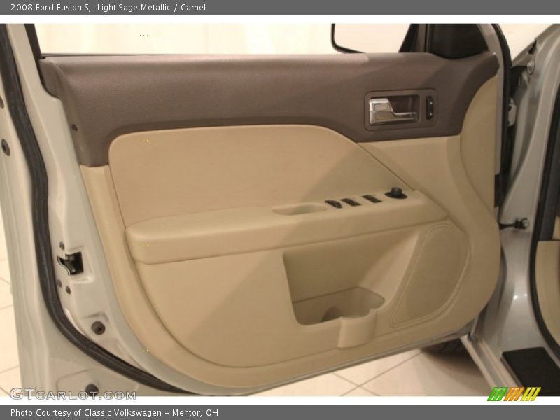 Light Sage Metallic / Camel 2008 Ford Fusion S
