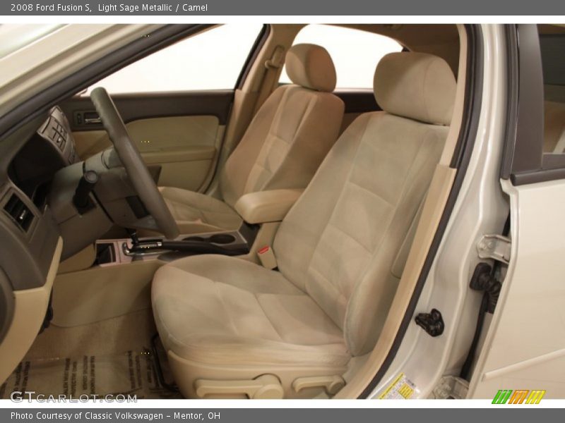Light Sage Metallic / Camel 2008 Ford Fusion S