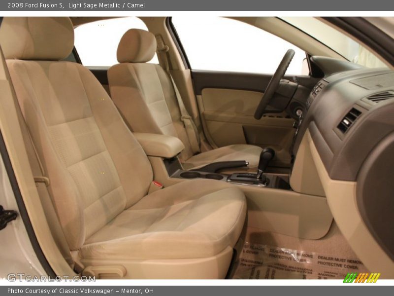 Light Sage Metallic / Camel 2008 Ford Fusion S
