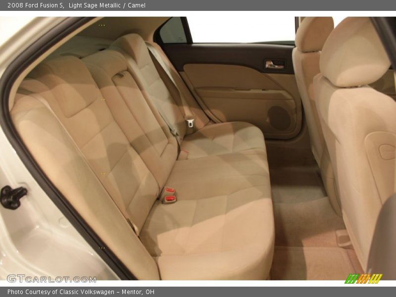 Light Sage Metallic / Camel 2008 Ford Fusion S