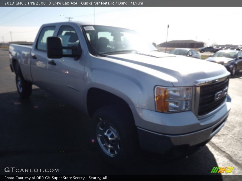 Quicksilver Metallic / Dark Titanium 2013 GMC Sierra 2500HD Crew Cab 4x4