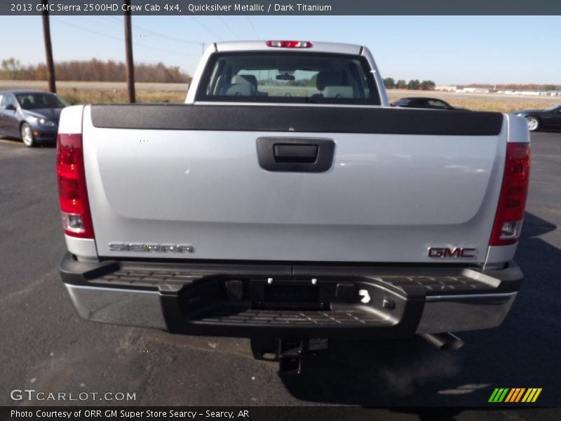 Quicksilver Metallic / Dark Titanium 2013 GMC Sierra 2500HD Crew Cab 4x4