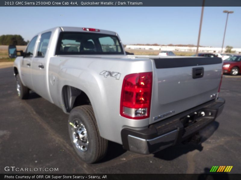 Quicksilver Metallic / Dark Titanium 2013 GMC Sierra 2500HD Crew Cab 4x4