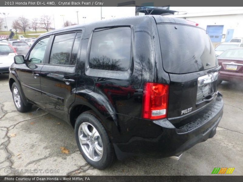 Crystal Black Pearl / Gray 2013 Honda Pilot EX-L 4WD