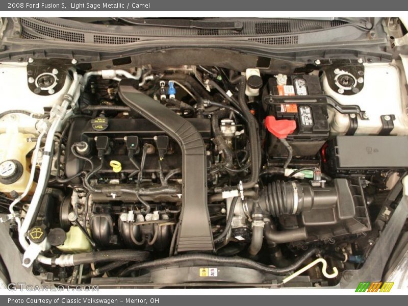 Light Sage Metallic / Camel 2008 Ford Fusion S