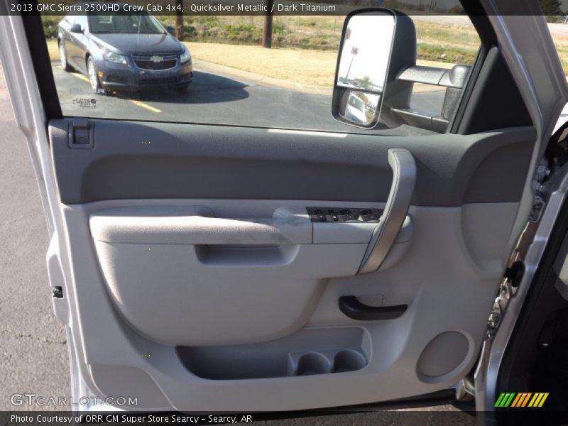 Quicksilver Metallic / Dark Titanium 2013 GMC Sierra 2500HD Crew Cab 4x4