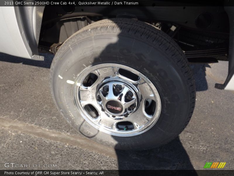 Quicksilver Metallic / Dark Titanium 2013 GMC Sierra 2500HD Crew Cab 4x4