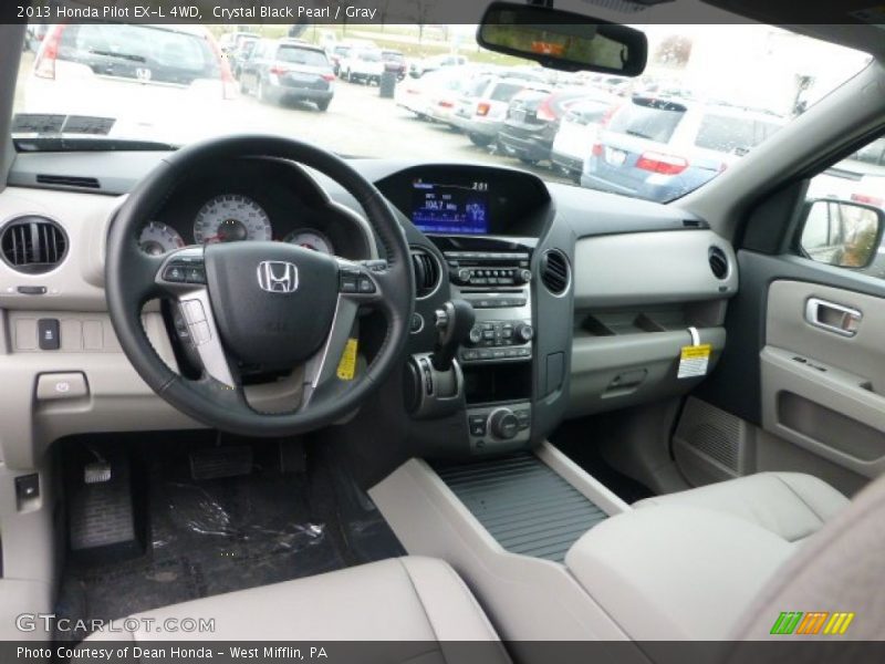 Gray Interior - 2013 Pilot EX-L 4WD 