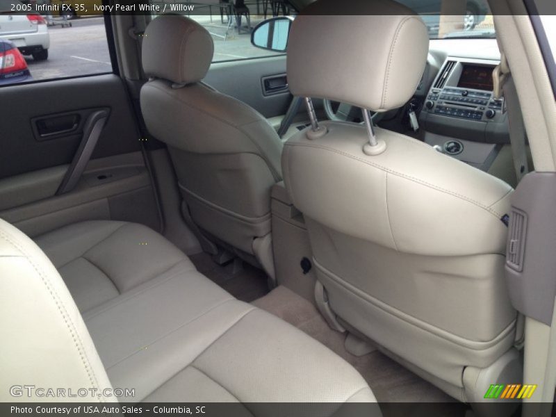 Ivory Pearl White / Willow 2005 Infiniti FX 35