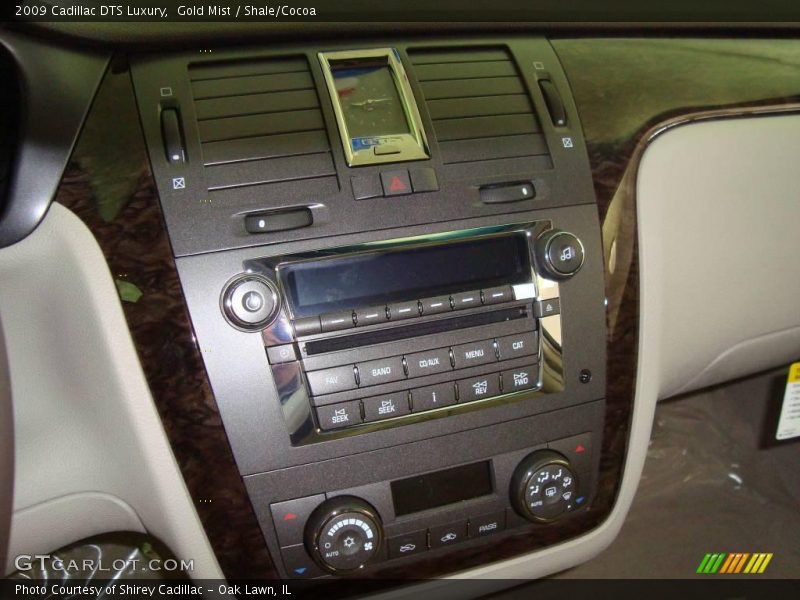 Gold Mist / Shale/Cocoa 2009 Cadillac DTS Luxury