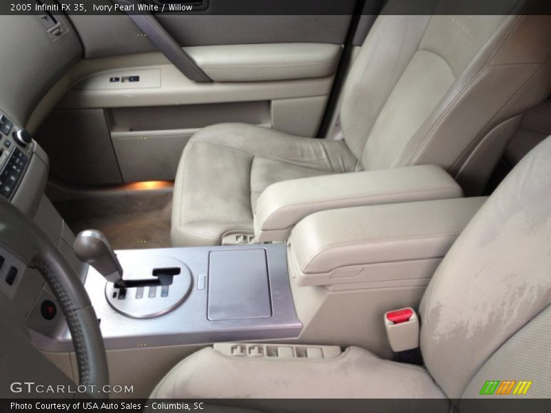 Ivory Pearl White / Willow 2005 Infiniti FX 35