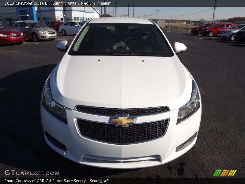 Summit White / Medium Titanium 2013 Chevrolet Cruze LT