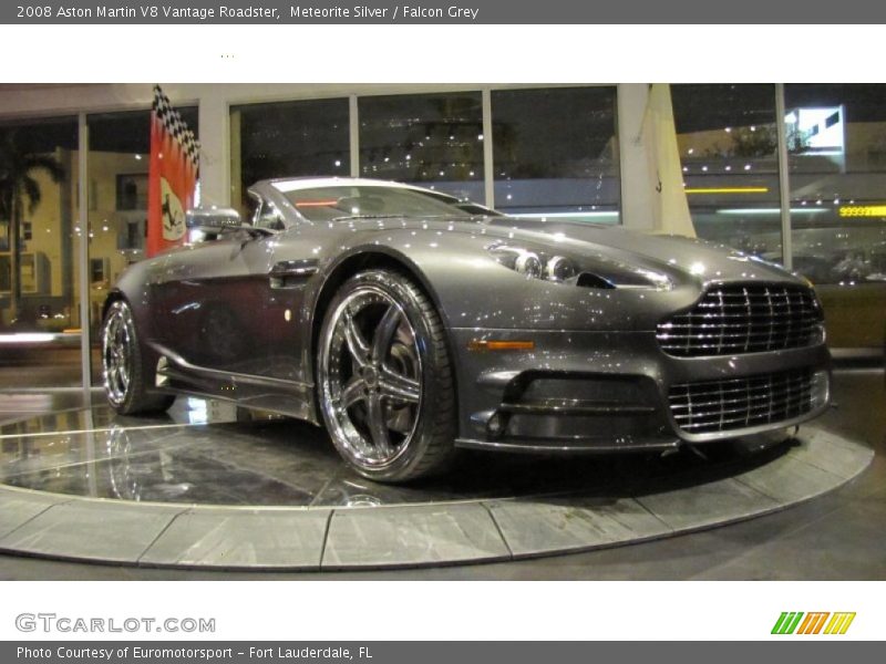 Meteorite Silver / Falcon Grey 2008 Aston Martin V8 Vantage Roadster