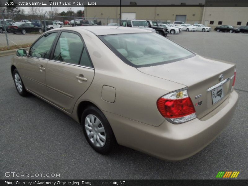 Desert Sand Mica / Taupe 2005 Toyota Camry LE