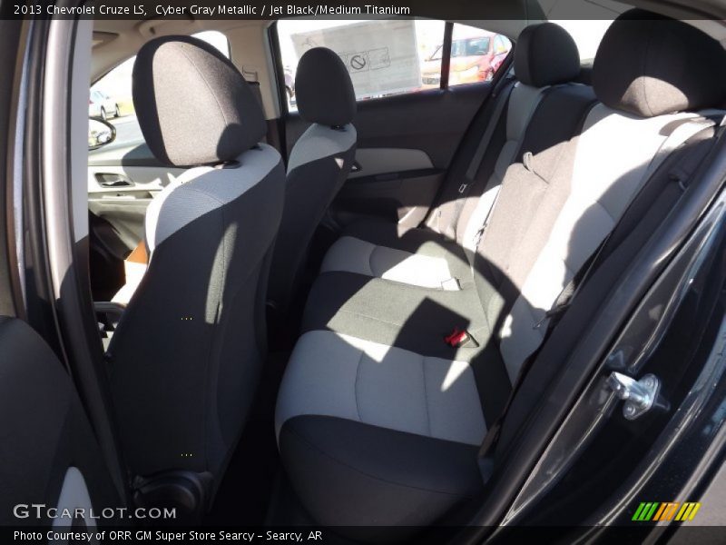 Cyber Gray Metallic / Jet Black/Medium Titanium 2013 Chevrolet Cruze LS