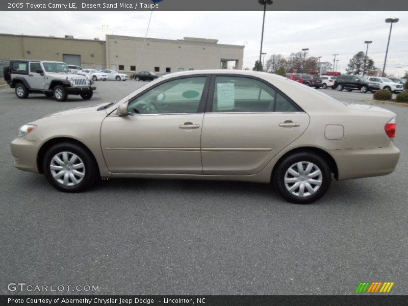 Desert Sand Mica / Taupe 2005 Toyota Camry LE