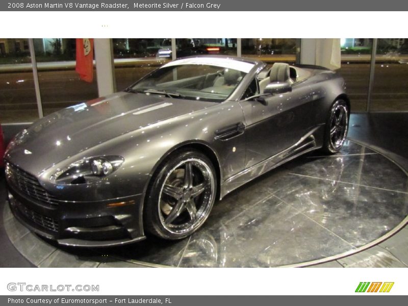 Meteorite Silver / Falcon Grey 2008 Aston Martin V8 Vantage Roadster