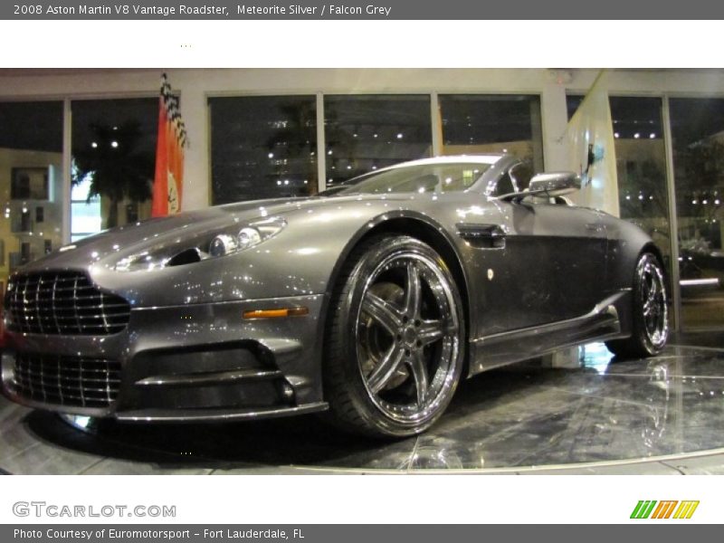 Meteorite Silver / Falcon Grey 2008 Aston Martin V8 Vantage Roadster