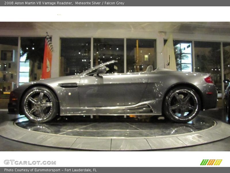 Meteorite Silver / Falcon Grey 2008 Aston Martin V8 Vantage Roadster