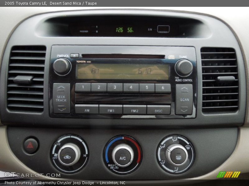 Desert Sand Mica / Taupe 2005 Toyota Camry LE