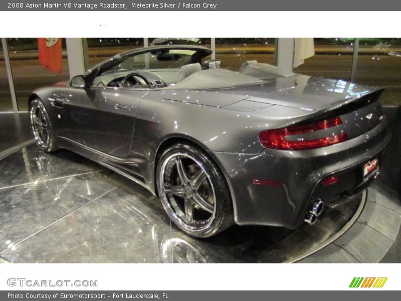 Meteorite Silver / Falcon Grey 2008 Aston Martin V8 Vantage Roadster