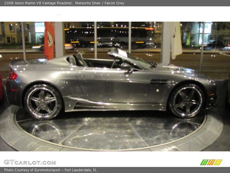 Meteorite Silver / Falcon Grey 2008 Aston Martin V8 Vantage Roadster
