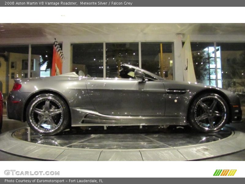 Meteorite Silver / Falcon Grey 2008 Aston Martin V8 Vantage Roadster