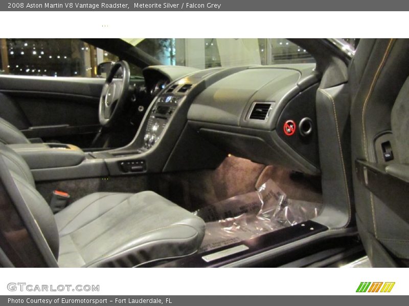Meteorite Silver / Falcon Grey 2008 Aston Martin V8 Vantage Roadster