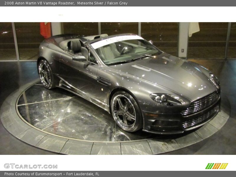 Meteorite Silver / Falcon Grey 2008 Aston Martin V8 Vantage Roadster