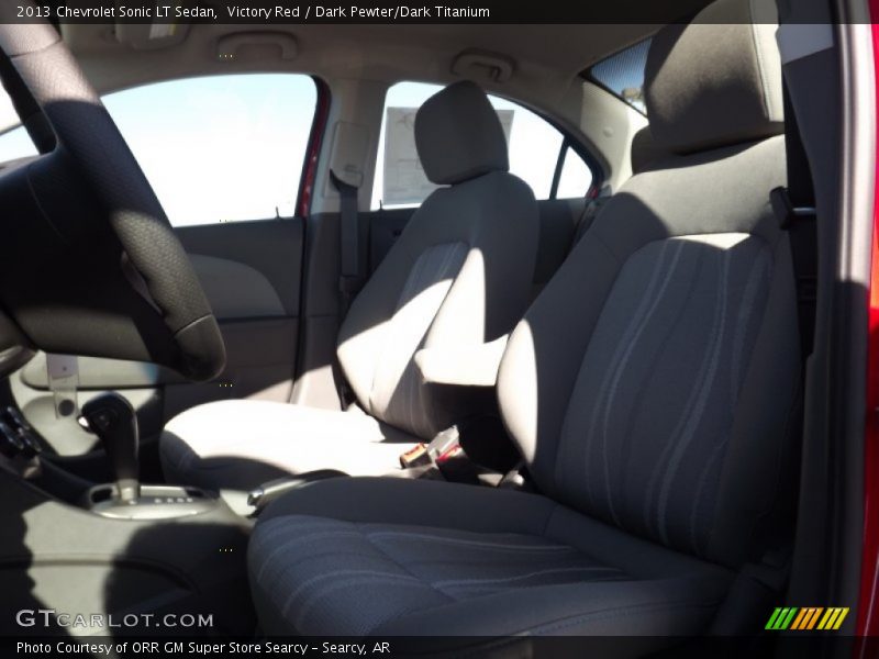 Victory Red / Dark Pewter/Dark Titanium 2013 Chevrolet Sonic LT Sedan