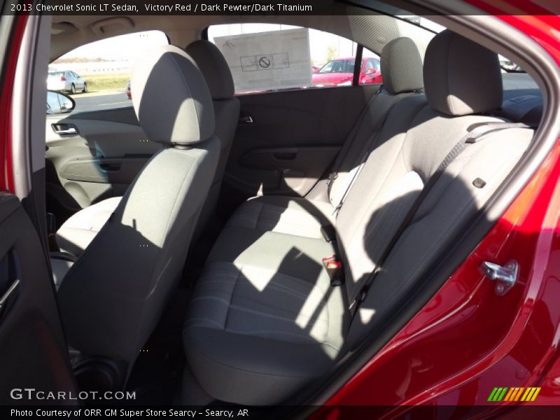 Victory Red / Dark Pewter/Dark Titanium 2013 Chevrolet Sonic LT Sedan
