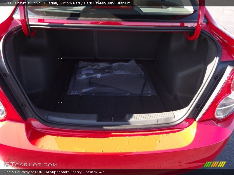 Victory Red / Dark Pewter/Dark Titanium 2013 Chevrolet Sonic LT Sedan