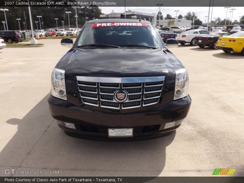 Black Raven / Ebony/Ebony 2007 Cadillac Escalade EXT AWD