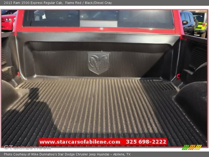 Flame Red / Black/Diesel Gray 2013 Ram 1500 Express Regular Cab