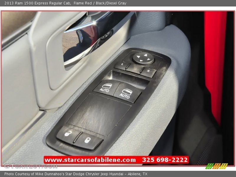 Flame Red / Black/Diesel Gray 2013 Ram 1500 Express Regular Cab