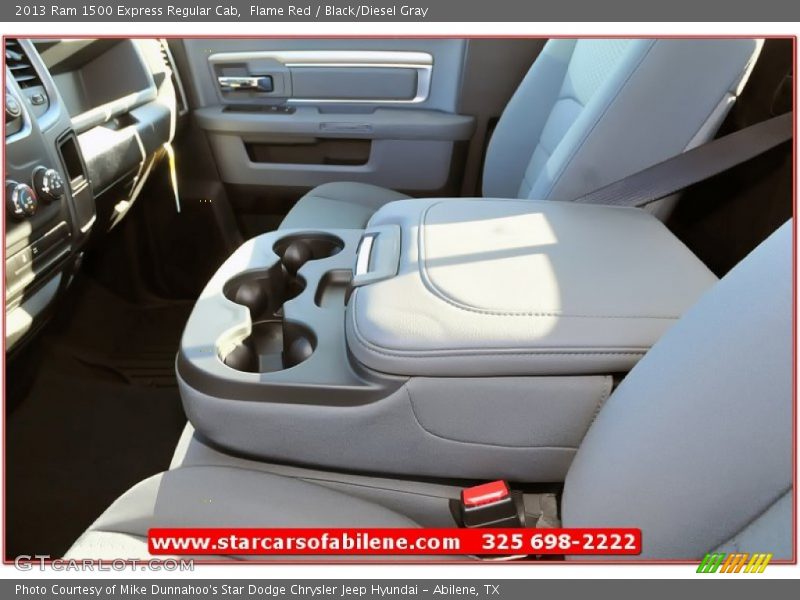 Flame Red / Black/Diesel Gray 2013 Ram 1500 Express Regular Cab