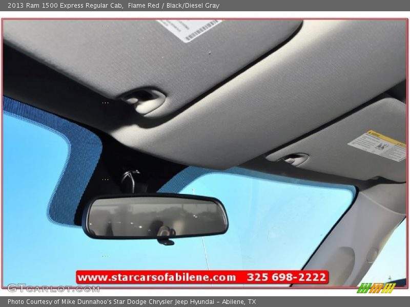 Flame Red / Black/Diesel Gray 2013 Ram 1500 Express Regular Cab