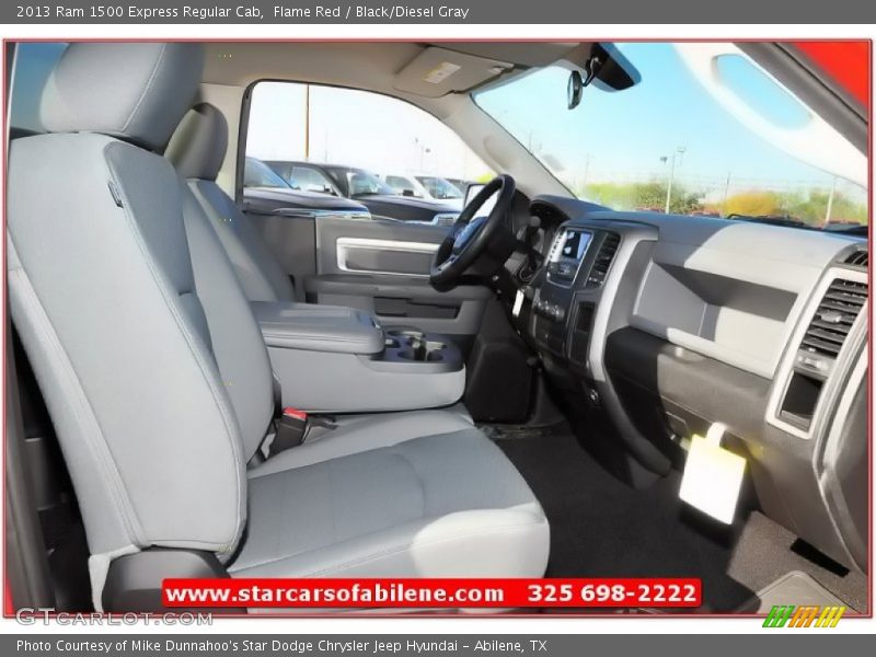 Flame Red / Black/Diesel Gray 2013 Ram 1500 Express Regular Cab