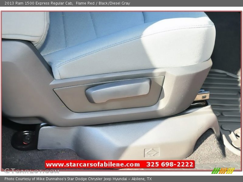 Flame Red / Black/Diesel Gray 2013 Ram 1500 Express Regular Cab