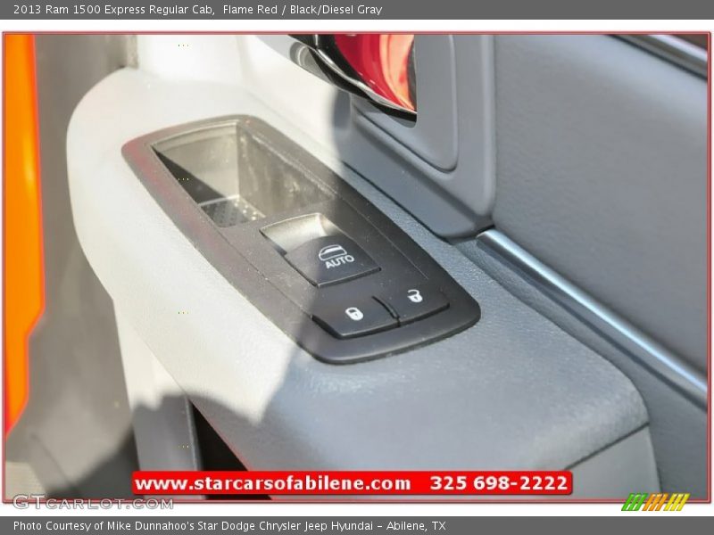 Flame Red / Black/Diesel Gray 2013 Ram 1500 Express Regular Cab