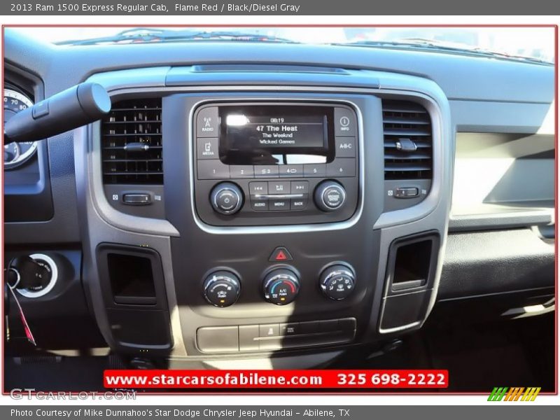 Flame Red / Black/Diesel Gray 2013 Ram 1500 Express Regular Cab
