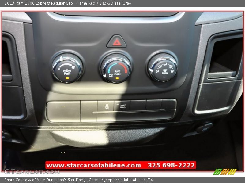 Flame Red / Black/Diesel Gray 2013 Ram 1500 Express Regular Cab