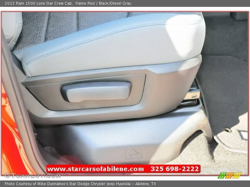 Flame Red / Black/Diesel Gray 2013 Ram 1500 Lone Star Crew Cab