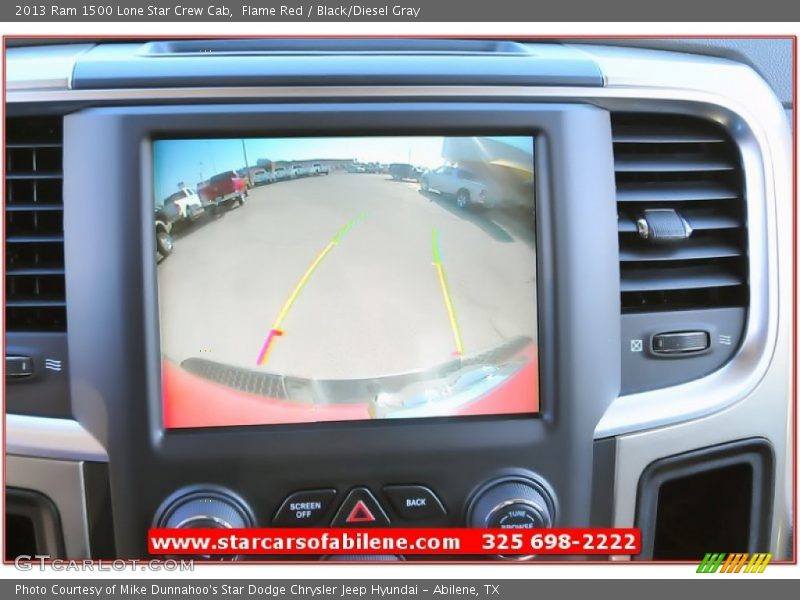 Flame Red / Black/Diesel Gray 2013 Ram 1500 Lone Star Crew Cab
