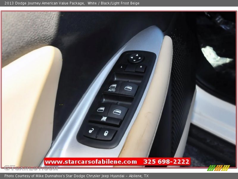 White / Black/Light Frost Beige 2013 Dodge Journey American Value Package